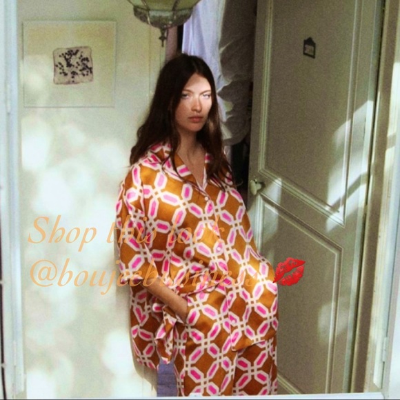 ZARA Pajama Style Lounge Wear Top - Picture 13 of 16